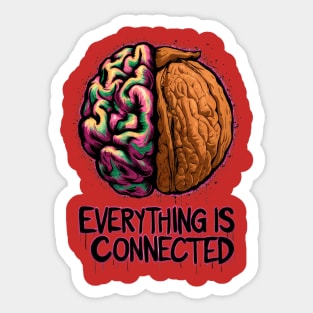 Everything is Connected Sticker